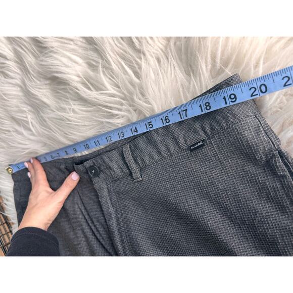 Travis Mathew Men's‎ Check Flat Front Chino Shorts Golf Outdoor Gray Size 38 - Picture 10 of 11